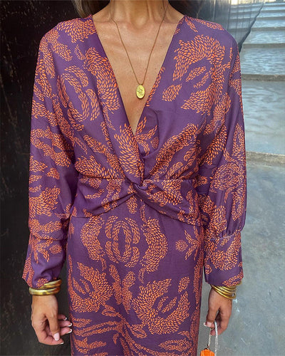 Elegant Silke Kjole | Sofistikeret Stilet Look Til Kvinder | Vanero