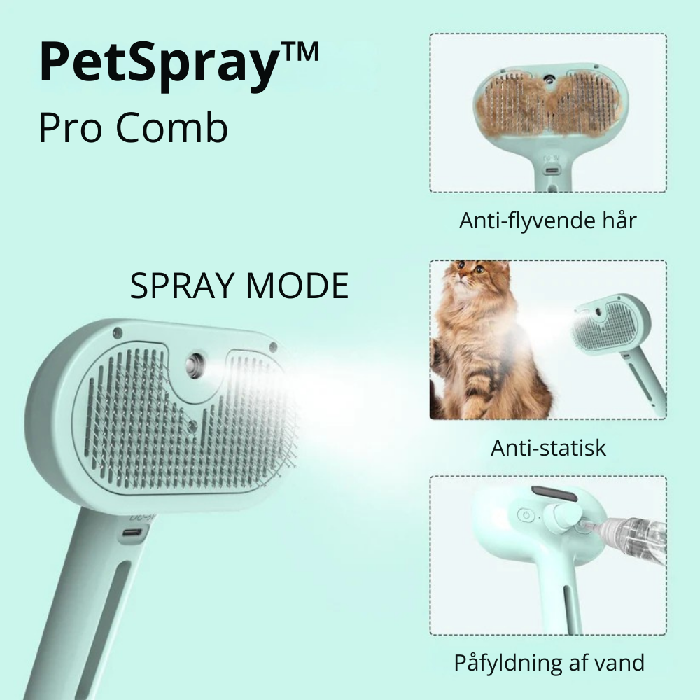 Pelspleje Mist Med Plantebaseret Formel | Vandfri Pelsplejespray Med Kamille & Aloe Vera | Daglig Pleje Til Kæledyr | Vanero
