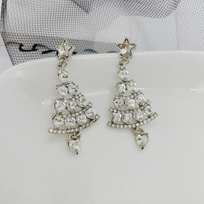 Sparkling Christmas Tree | Earrings | Vanero