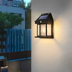 Solcelle Bevægelsessensor Lampe Udendørs Armatur | IP65 Vejrbestandig Solcelle Konstruktion | Indkørsel Sti Have & Terrassebelysning | Vanero