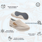 WideComfort Pude Memory Foam & Mikrofiber | Justerbar Pude til Søvn | Ekstra Bredt Design til Hvile & Afslapning | Vanero