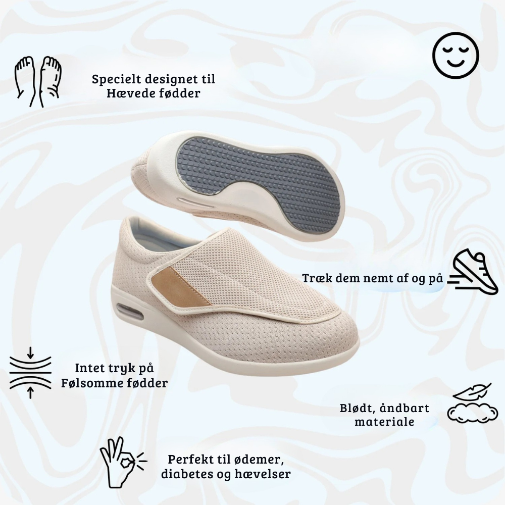 WideComfort Pude Memory Foam & Mikrofiber | Justerbar Pude til Søvn | Ekstra Bredt Design til Hvile & Afslapning | Vanero