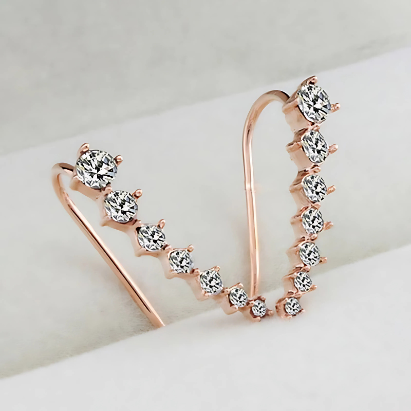 Jewelance ClipEarrings | Lange Elegante Klips Øreringe | Vanero