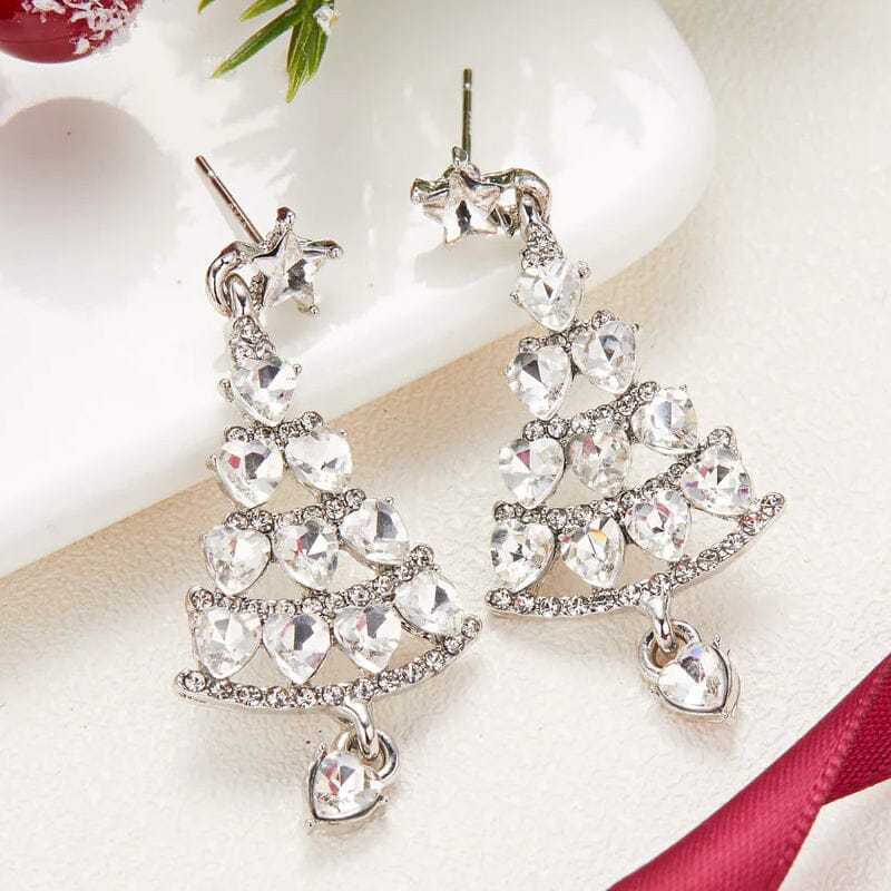 Sparkling Christmas Tree | Earrings | Vanero