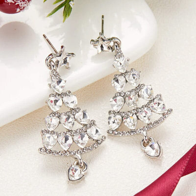 Sparkling Christmas Tree | Earrings | Vanero