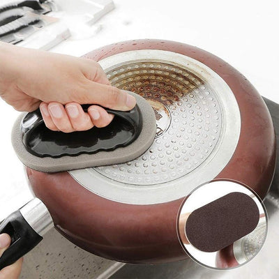GripClean Ergonomisk Køkkensvamp l Effektiv Rengøring med Komfortabelt Greb l Vanero