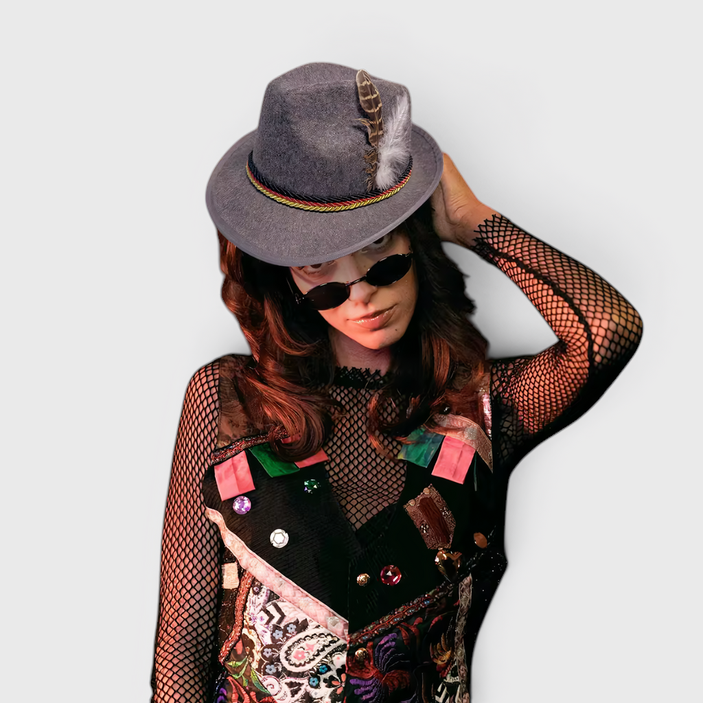 Unisex Oktoberfesthat | Polyester Med Traditionelle Dekorative Detaljer | One Size Festhat Til Oktoberfest & Temafester | Vanero