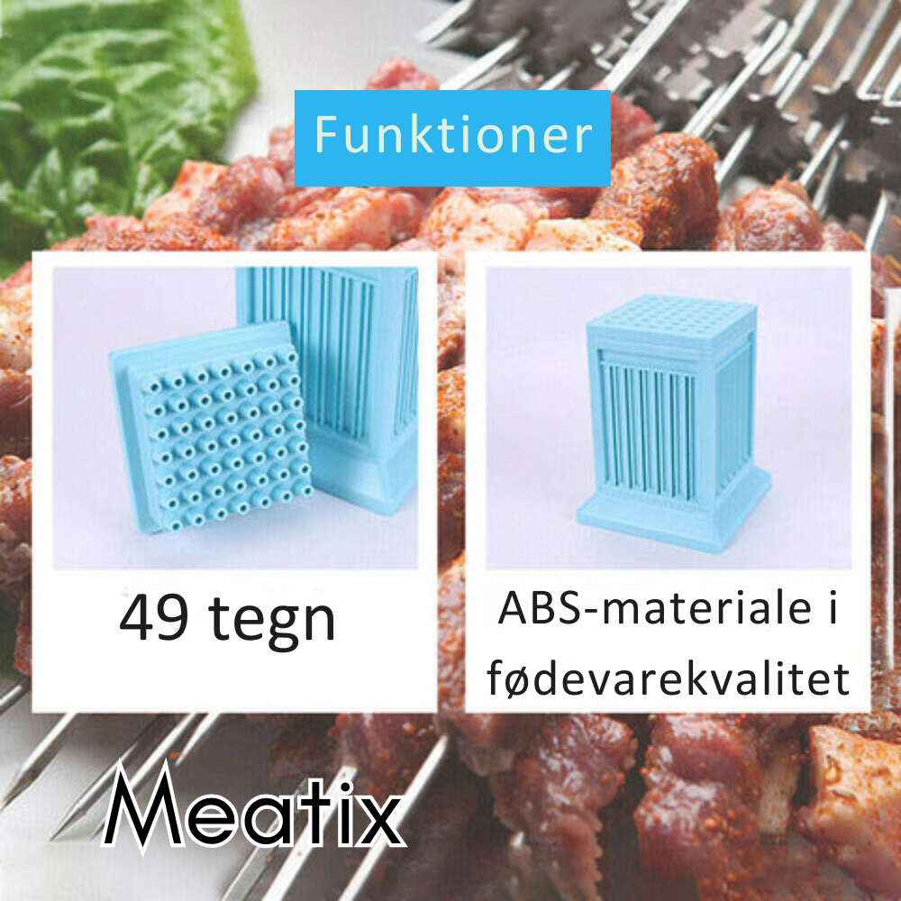 Meatix | BBQ Skewer Maker til perfekt formede kødspyd | Vanero
