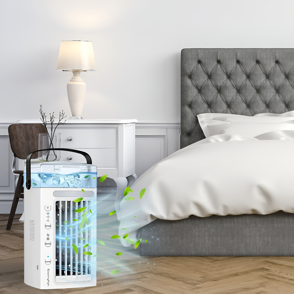 Personlig Ventilator | Bærbar Kompakt Ventilator | Let Luftcirkulation Til Hjem & Kontor | Vanero