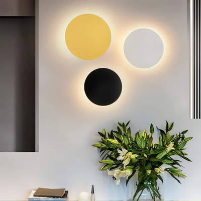 Hadro | Rund LED Væglampe med Moderne Design til Indendørs Brug | Vanero