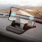 Dashboard-Telefonholder | Skridsikker Silikonebund & Fastgørelse Uden Lim | Kompakt Smartphone-Holder Med 1,2 cm Spalte | Vanero