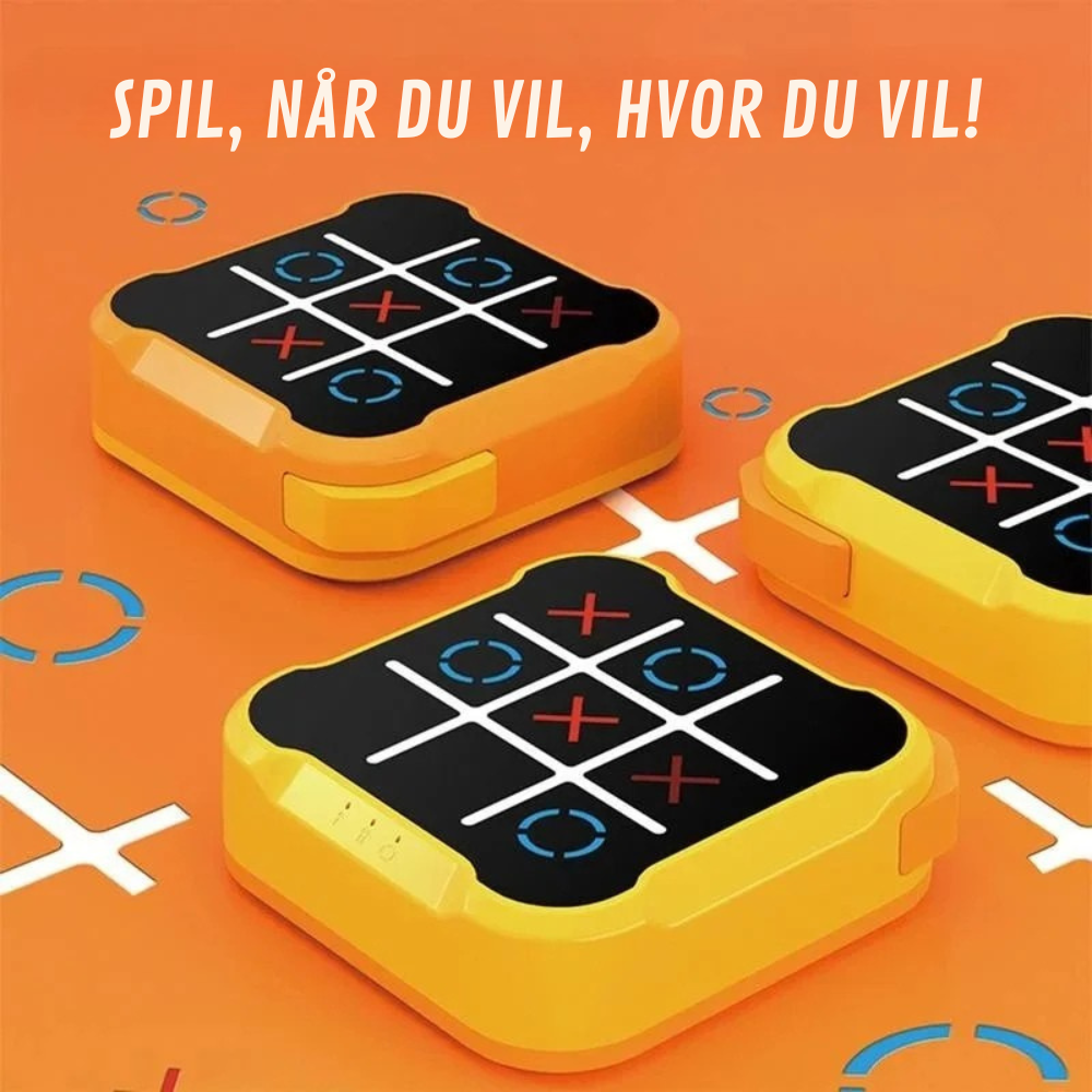 TicTacToe 2.0 | Bærbart huskespil til børn og voksne l Vanero