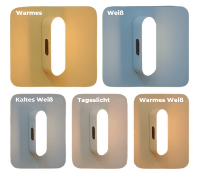 Alex SmartGlo Sensorlampe | Magnetisk dæmpbar LED med intelligent Bevægelsesdetektion | Vanero