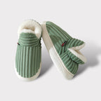 WarmSlipper Fleece & Tekstilfor | Regular Fit Hjemmesko | Skridsikker Gummisål til Indendørs Brug & Afslapning | Vanero