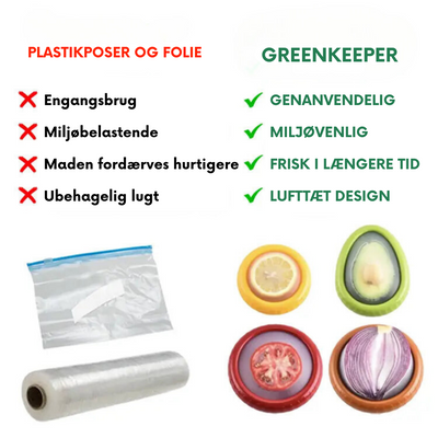 GreenKeeper | Frugt- og grøntsagsbeholdere med silikoneforsegling l Vanero