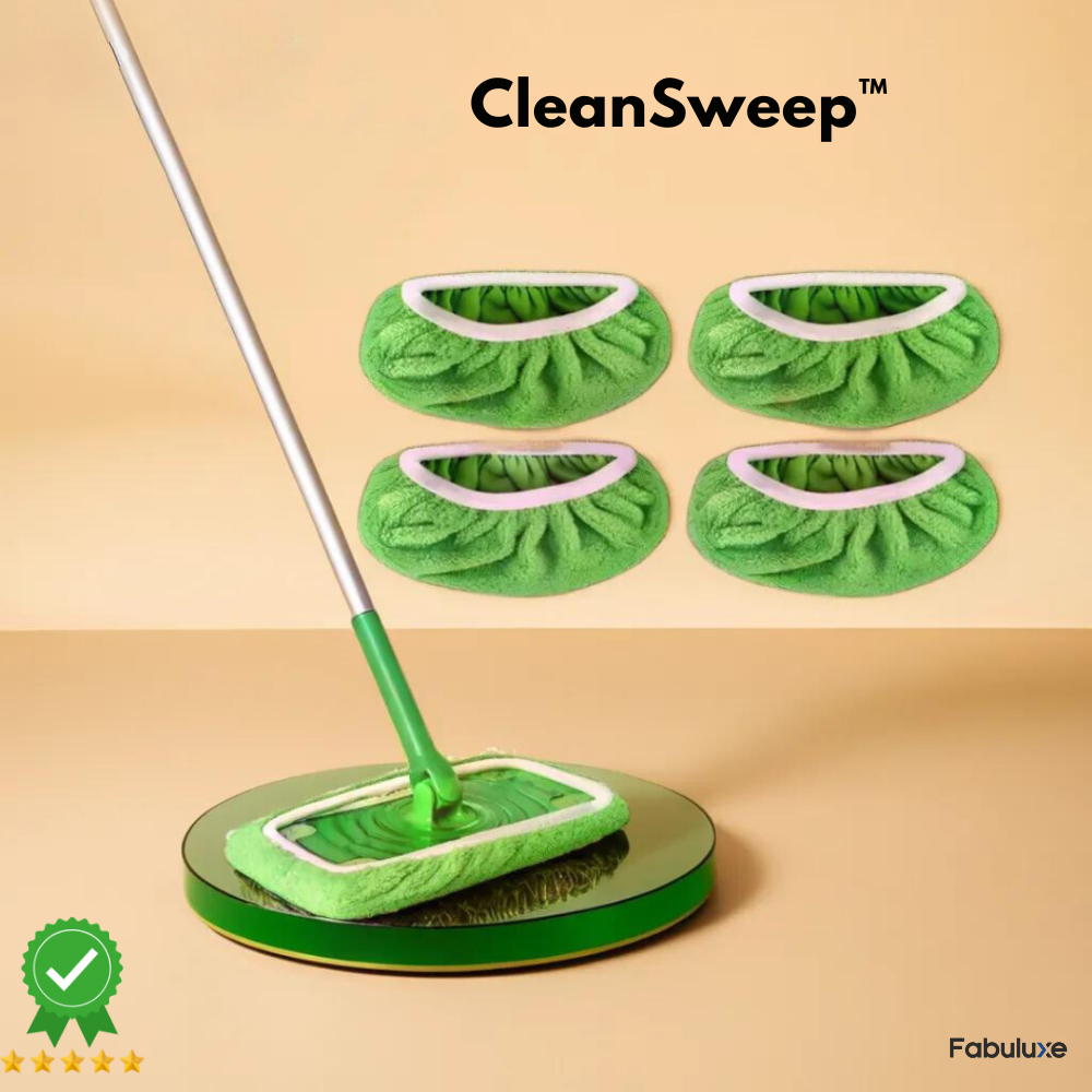 CleanSweep | Spar penge med den genanvendelige klude til Swiffer - Sæt med 4 stk l Vanero