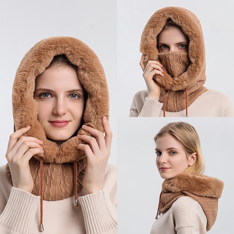 Hættetørklæde Polyester Fleece | Hætte & Halsvarmer | Fleeceforet Design til Vinter- & Udendørsbrug | Vanero