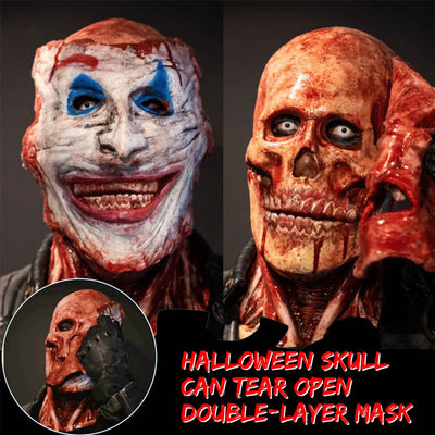 Dobbeltlags | Kraniemaske til Halloween | Vanero