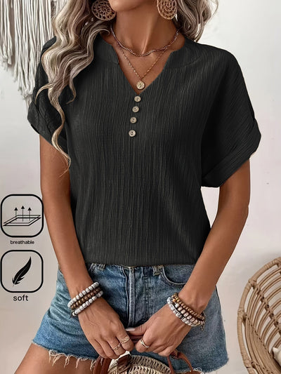 Tess l Abrikosfarvet bluse l Vanero