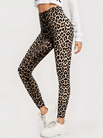 Laurie l Fed og voldsom leggings med leopardprint l Vanero
