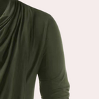 Craig Bomuldsblanding | Regular Fit Langærmet T-Shirt | Asymmetrisk Design til Hverdagsbrug & Streetwear | Vanero