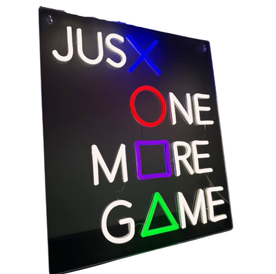Just One More Game | Neon Væglampe | Vanero