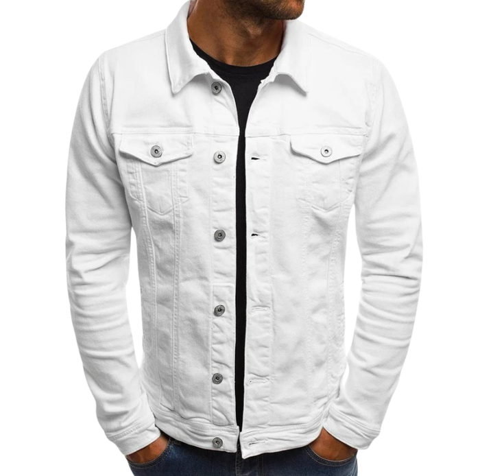 Herreskjorte Bomuldsblanding | Tailored Fit Skjorte med Lange Ærmer | Klassisk Kravedesign til Hverdagsbrug & Arbejde | Vanero
