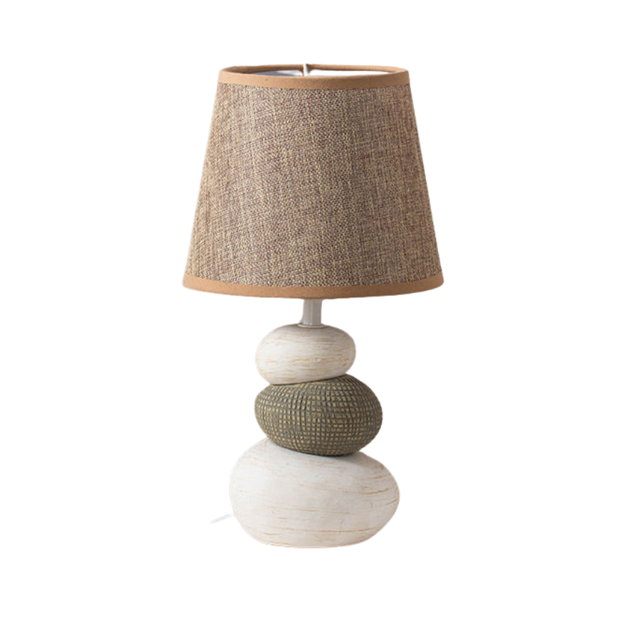 ZenStone | Rolig Jordnær Bordlampe | Vanero