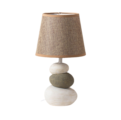 ZenStone | Rolig Jordnær Bordlampe | Vanero