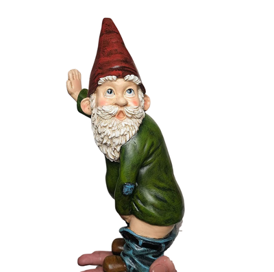 StartledGnome | Vejrbestandig Havegolem Statue | Vanero