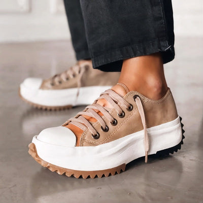 Elisa l Læder Plateau Sneakers l Vanero