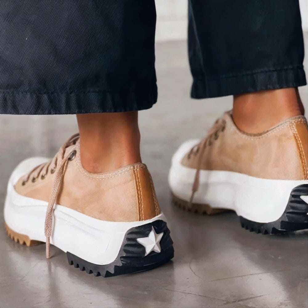 Elisa l Læder Plateau Sneakers l Vanero