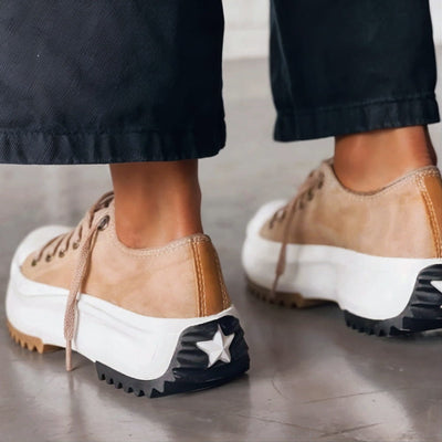 Elisa l Læder Plateau Sneakers l Vanero