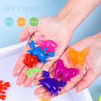 Kreativt Aktivitetssæt Plast | DIY Vandfigursæt med Forme og Farvegel | Kreativt Legetøj | Vanero