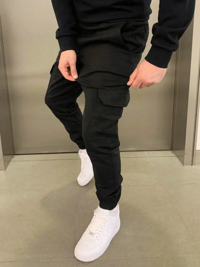 Malthe | Komfortable Cargo Joggers med Elastisk Talje l Vanero