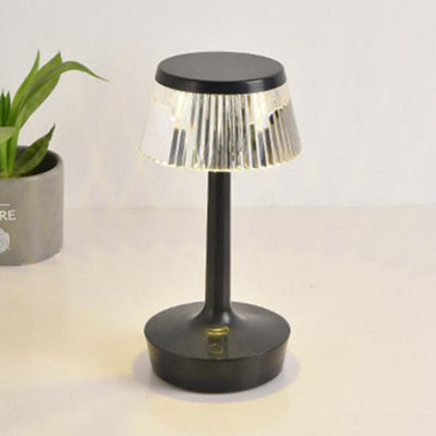 Krystal Svampe LED Bordlampe | Kreativ Natlampe med Varmt Lys | Vanero