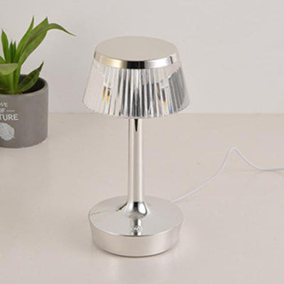 Krystal Svampe LED Bordlampe | Kreativ Natlampe med Varmt Lys | Vanero