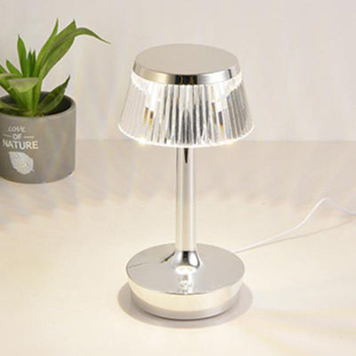 Krystal Svampe LED Bordlampe | Kreativ Natlampe med Varmt Lys | Vanero