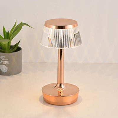 Krystal Svampe LED Bordlampe | Kreativ Natlampe med Varmt Lys | Vanero
