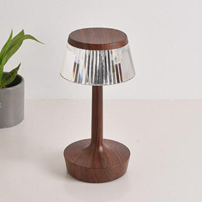 Krystal Svampe LED Bordlampe | Kreativ Natlampe med Varmt Lys | Vanero