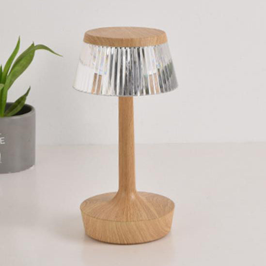 Krystal Svampe LED Bordlampe | Kreativ Natlampe med Varmt Lys | Vanero