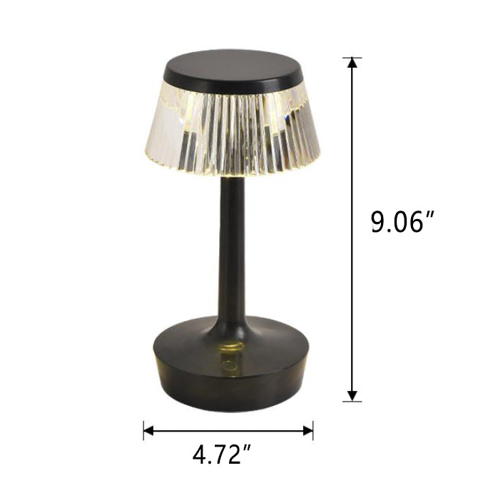 Krystal Svampe LED Bordlampe | Kreativ Natlampe med Varmt Lys | Vanero