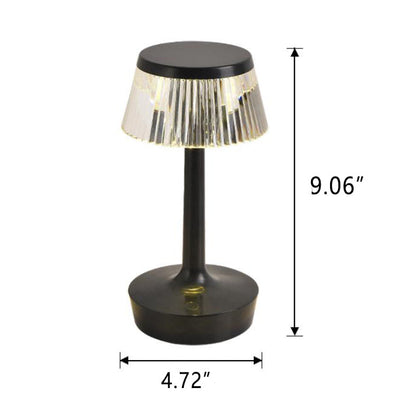 Krystal Svampe LED Bordlampe | Kreativ Natlampe med Varmt Lys | Vanero