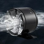 Udsugningsventilator | Elektrisk Ventilator Til Ventilation | Luftcirkulation Til Hjem Og Kontor | Vanero