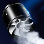 Udsugningsventilator | Elektrisk Ventilator Til Ventilation | Luftcirkulation Til Hjem Og Kontor | Vanero