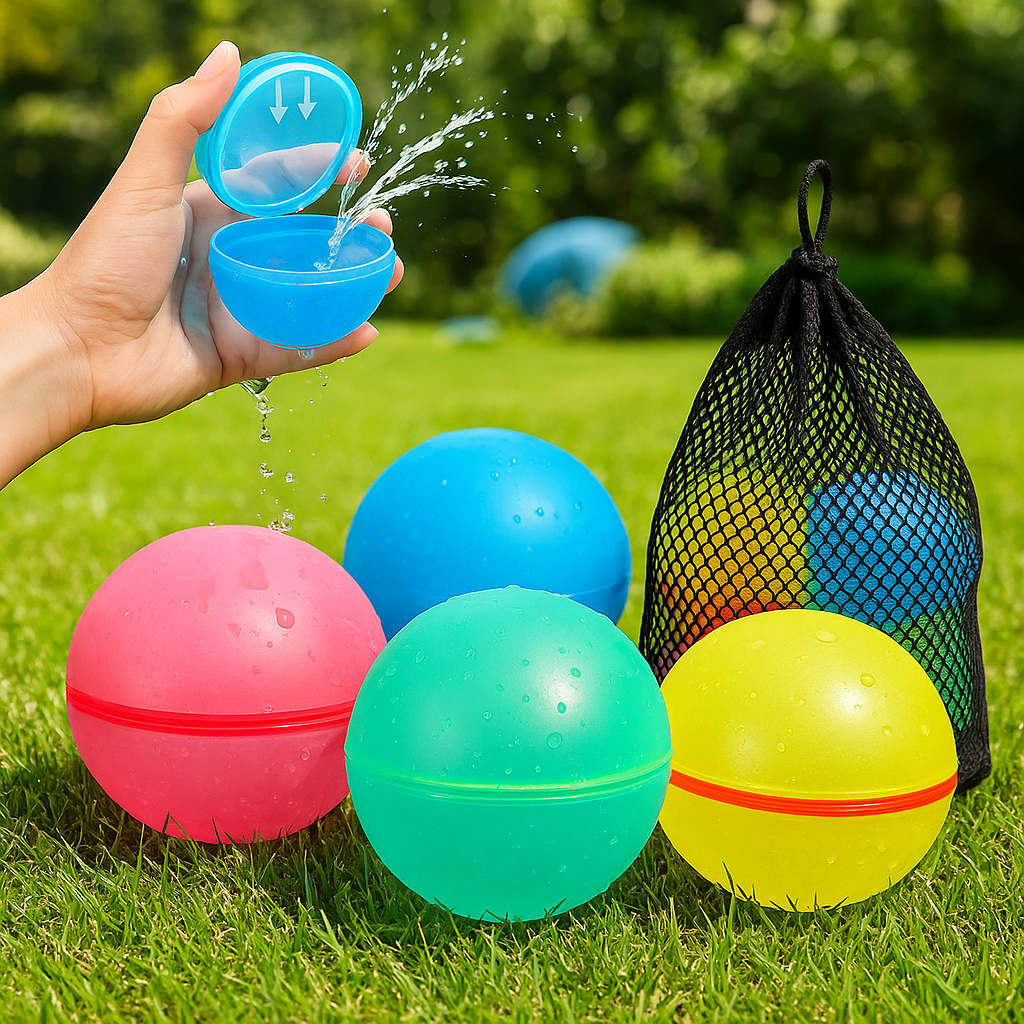 Reusable Water Balloons | Forfriskende Vandsjov Med Genanvendelige Vandballoner | Vanero