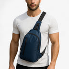 Crossbody Skuldertaske | Justerbar Skulderrem & Rummeligt Hovedrum | Hverdagstaske Til Arbejde, Rejser & Fritid | Vanero