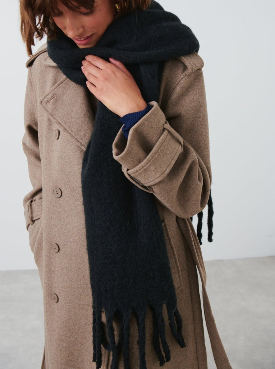 Lily | Blød Chunky Strik Sjal | Vanero