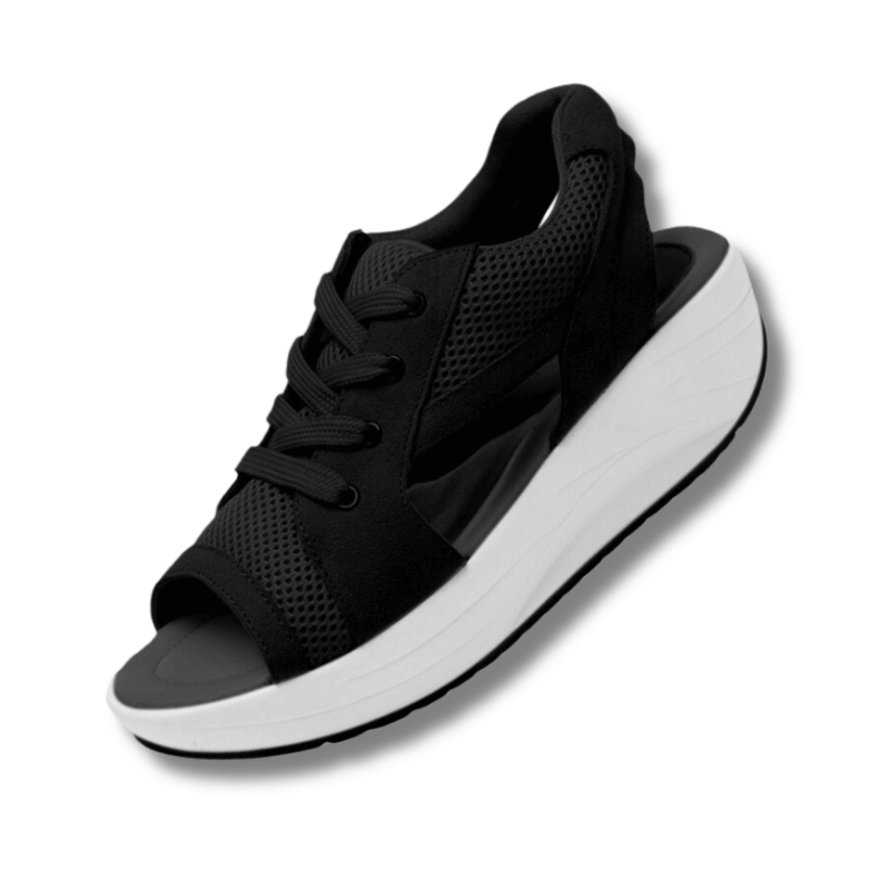 Damesneakers Tekstilblanding | Regular Fit Platform Sneakers | Lav Profil Design til Hverdagsbrug & Casual Aktiviteter | Vanero