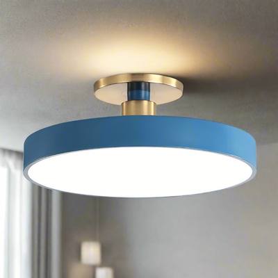 Rund indbygningslampe Nordisk  lstil Akryl Soveværelse LED Semi Coil Loftlampe l Vanero